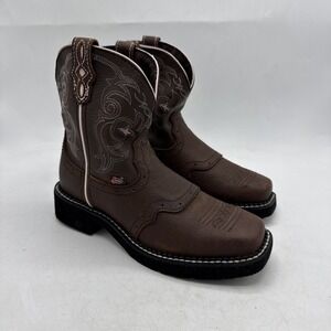 Justin Boots Girls 2 9965JR Kids Gypsy Cowgirl Western Brown Leather